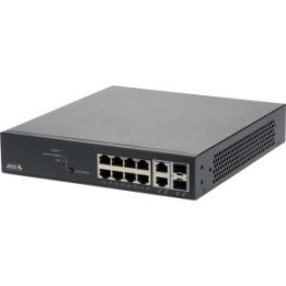 Axis 01191-002 управляемый Gigabit PoE сетевой коммутатор, 1G, черный