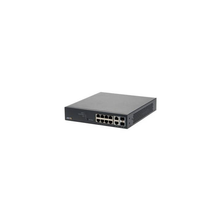 Axis 01191-002 управляемый Gigabit PoE сетевой коммутатор, 1G, черный