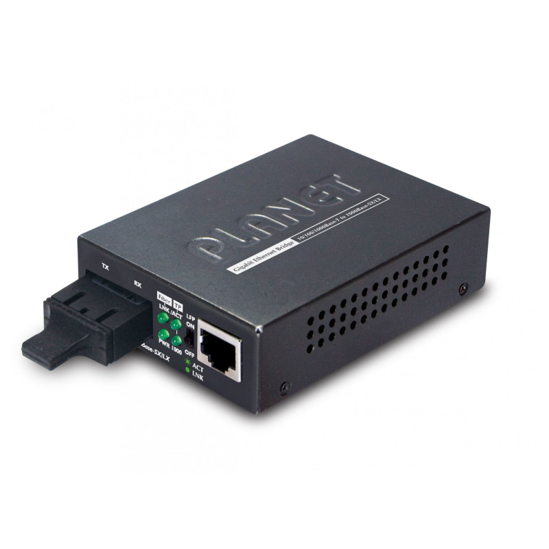 PLANET GT-802S Gigabitu Ethernet mediju pārveidotājs