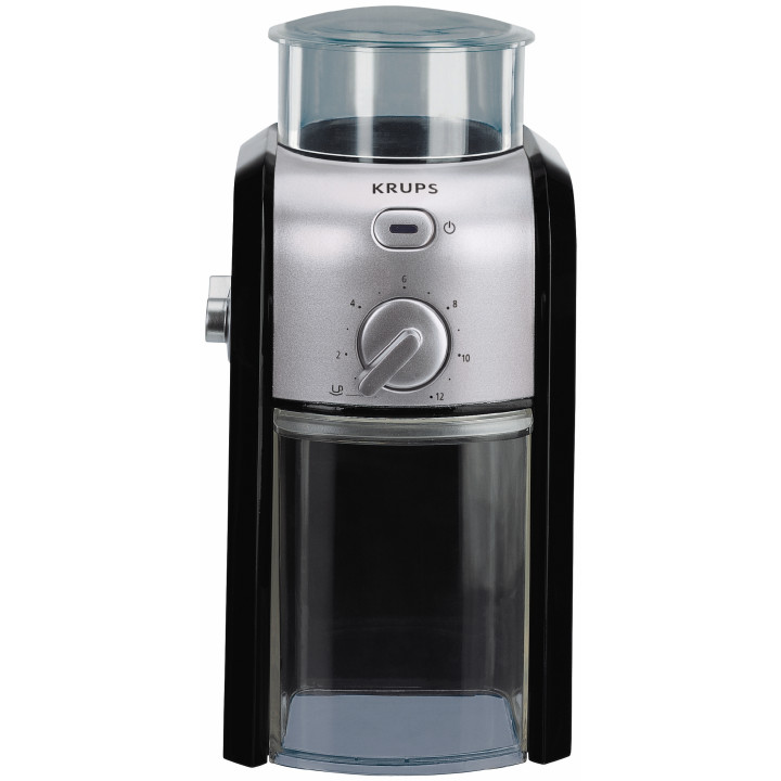 Кофемолка Krups GVX242, 100 Вт, нержавеющая сталь