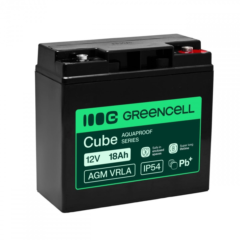 Green Cell AGM12V18AH-H 12V 18Ah AGM