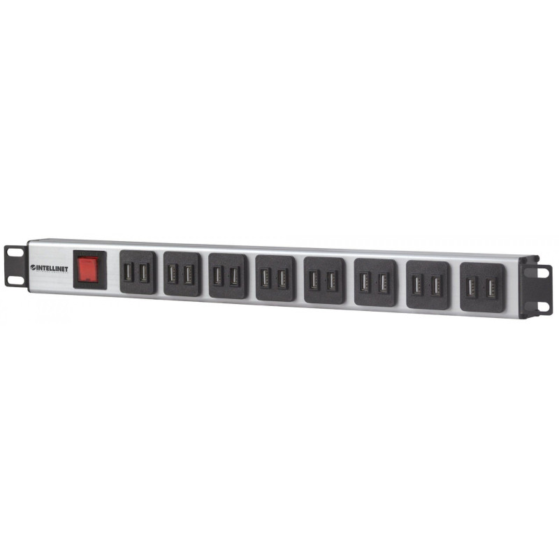 Intellinet 164580 19" Rackmount 16-Portu USB-A