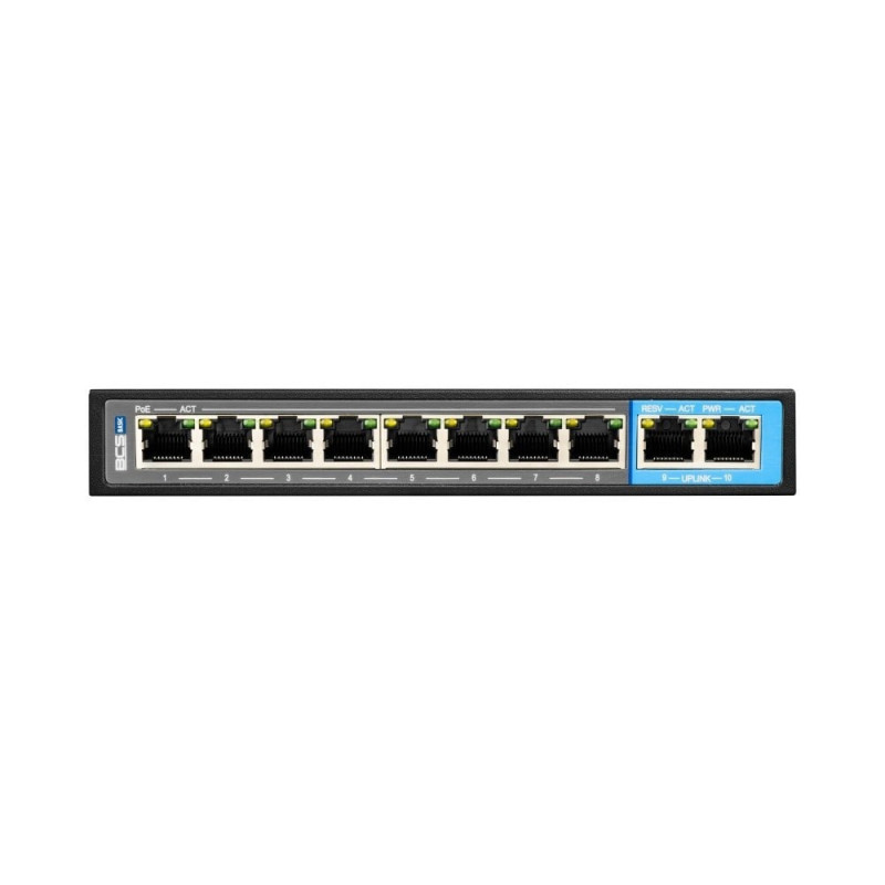 SWITCH POE BCS-B-SP08G02G 8-PORT BCS BASIC