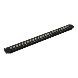 DIGITUS CL-19-1U-24F Patch Panel 19" 1U 24x F-tipa savienotāji Melns