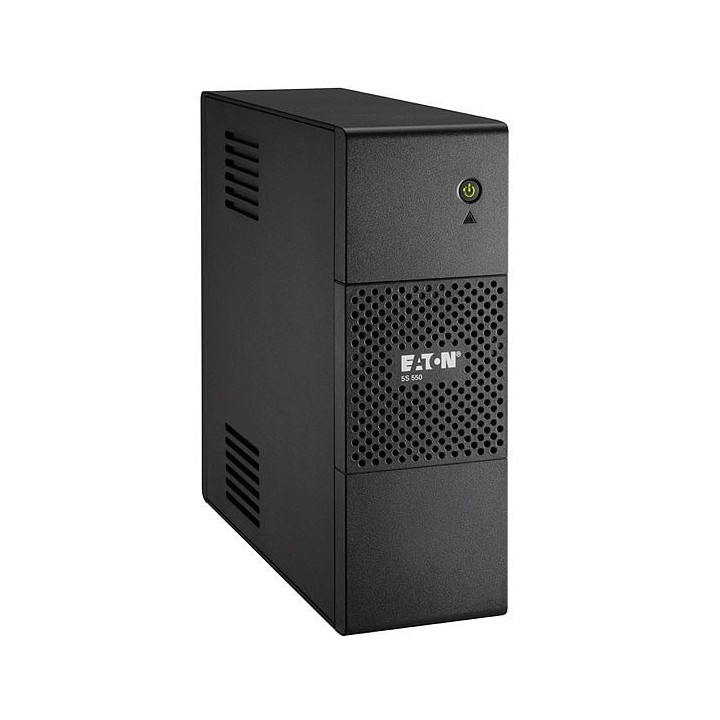Eaton 5S 550i 550 VA / 330 W UPS, 4 AC-pistorasiaa, musta