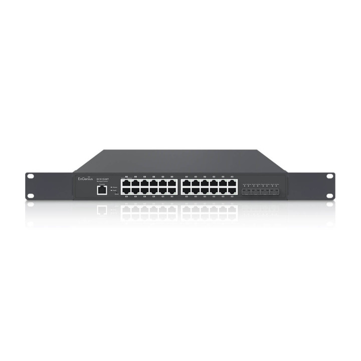 EnGenius ECS1528T pārvaldāmais slēdzis 24x RJ45 Gigabit, 4x SFP+