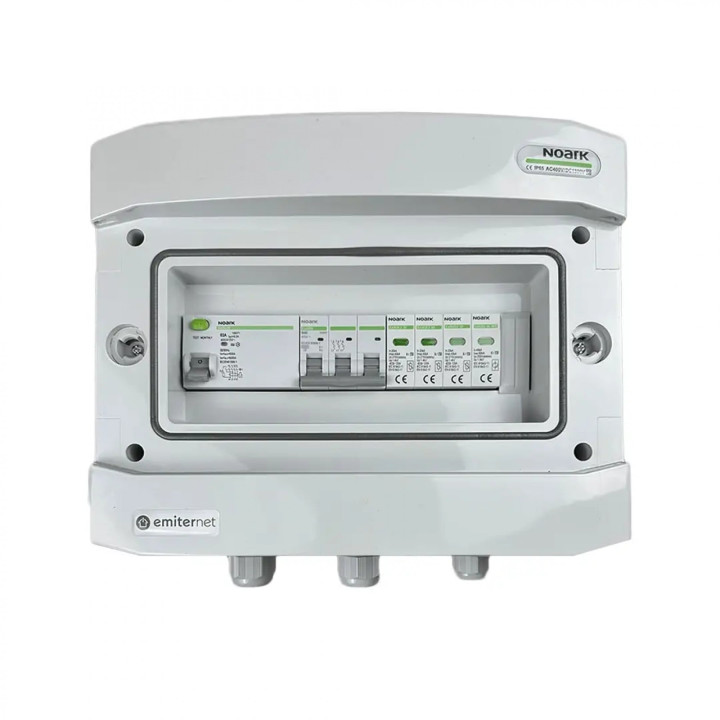 EMITER EM-749N_AC tüüp 2 SPD 40A 3P 300mA IP65 koos ainega