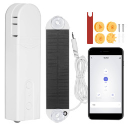 ZigBee rullo slēģu kontrolieris ar akumulatoru ķēdi. saules TUYA
