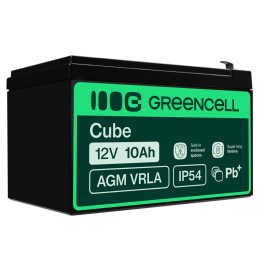 Nereikalaujantis priežiūros AGM VRLA akumuliatorius Green Cell AGM48 12V 10Ah (avariniam maitinimo šaltiniui, atsarginėms maitin