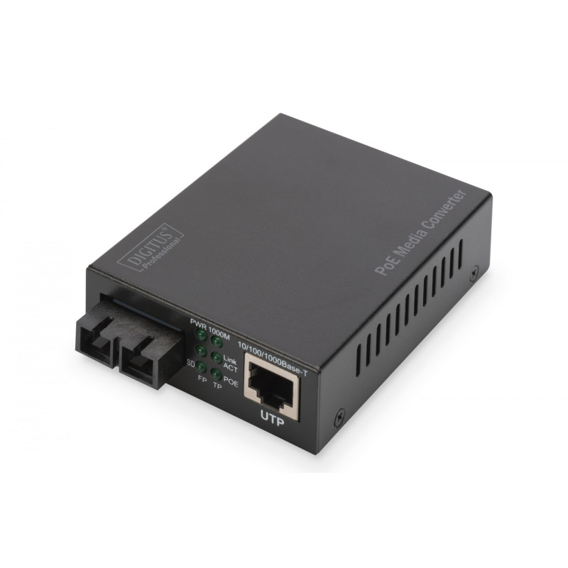DIGITUS DN-82150 Gigabitu Ethernet PoE+ multivides