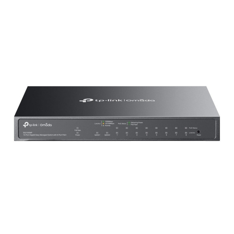 TP-Link ES210GMP Slēdzis 10xGE (8xPoE+)