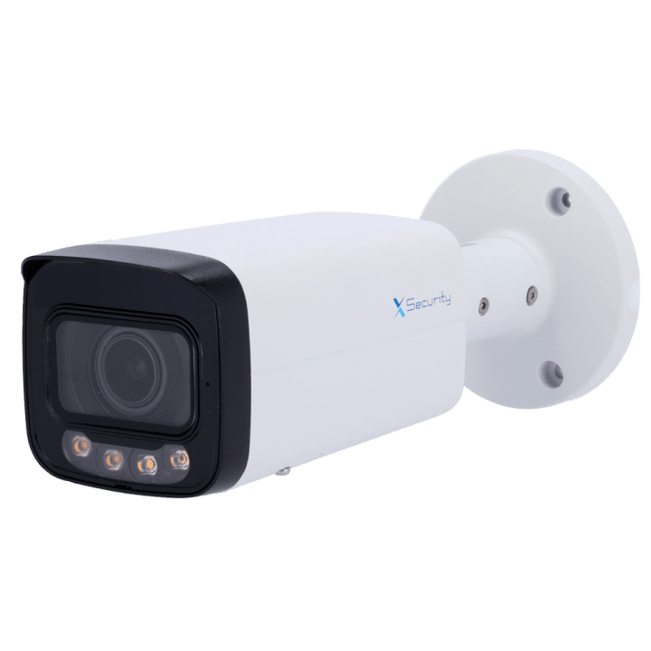 IP цилиндрическая камера X-SECURITY XS-IPB829ZA-4P-DL-WIZ, 4MP, с Wi-Fi, PoE, IP67, ИК 60м