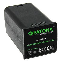 Patona PT1355 Replacement Battery for Godox AD200 3200mAh 14.4V Li-Ion
