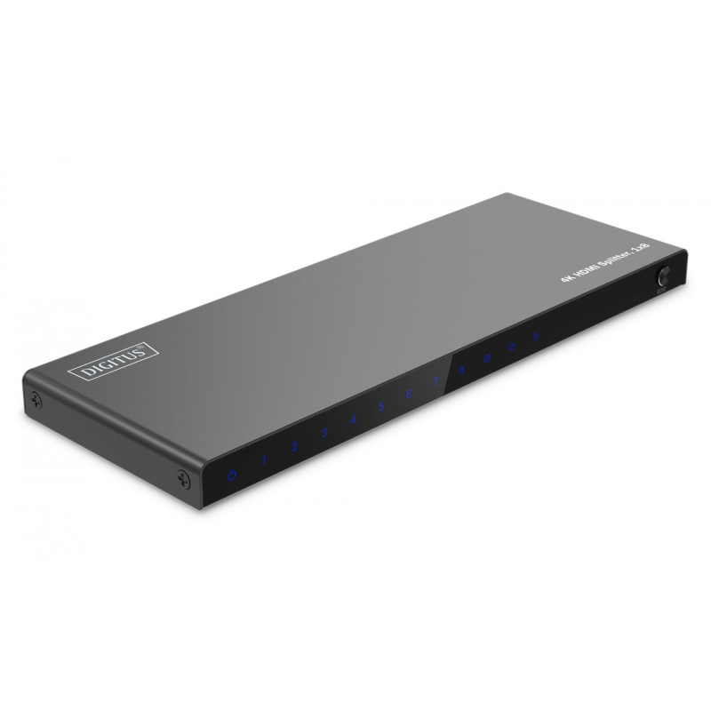 DIGITUS DS-55338 HDMI Sadalītājs 1x8, 4K/60Hz