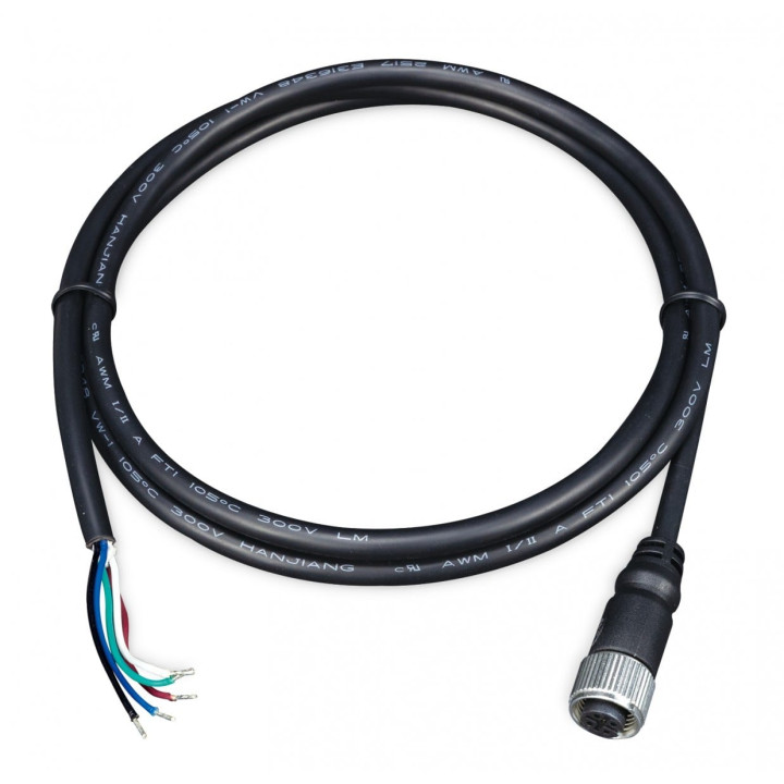 PLANET CB-M12A5FF-120 5-pin A-kodējuma M12 sieviešu barošanas adapteris