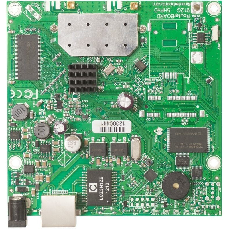 MikroTik RB911G-5HPND maršrutētāja mātesplate