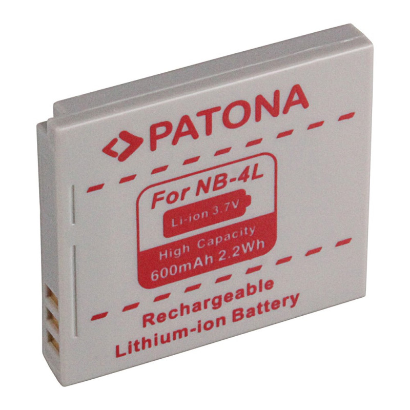 Patona PT1004 Akumulators Canon NB-4L 600mAh