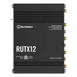Teltonika RUTX12 4G LTE Cat 6 kaheribaline WiFi tööstusruuter