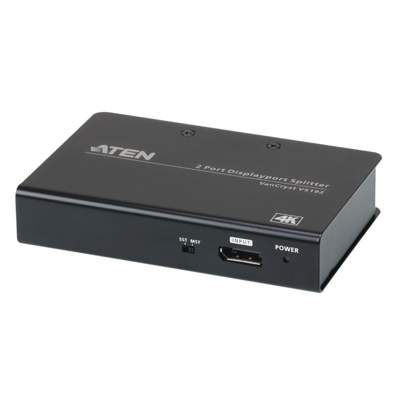 ATEN VS192-AT-G 2-portu 4K DisplayPort sadalītājs