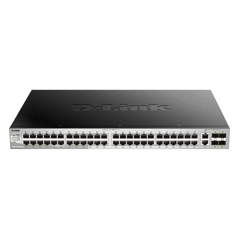 D-Link DGS-3130-54TS/E pārvaldīts L3 Gigabit Ethernet