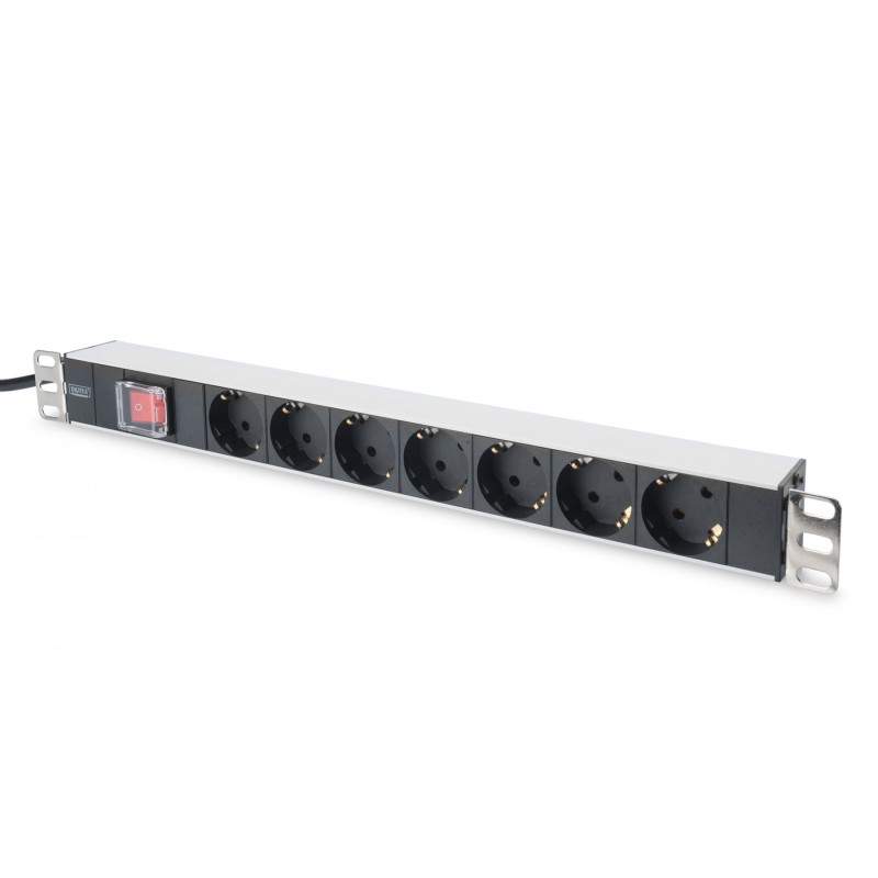DIGITUS DN-95402 1U alumīnija PDU, 7x