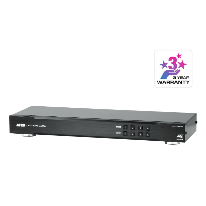 ATEN VM0404HA-AT-G 4x4 4K HDMI audio/video