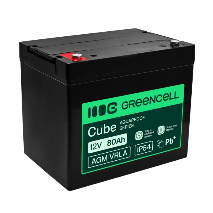 Green Cell AGM12V80AH-H 12V 80Ah AGM VRLA baterija