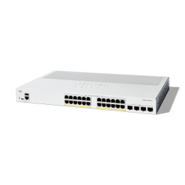 Cisco C1300-24P-4X 24 portu pārvaldīts PoE slēdzis ar 4x10GE SFP+