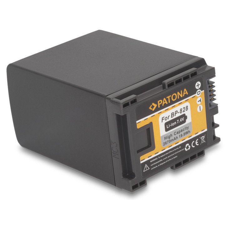 Akku Canon BP-828 2670mAh Li-Ion