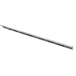 DIGITUS A-19-STRIP42-1 18 kontaktu vertikālais PDU, 42U, divkontūru, 2x16A, alumīnijs