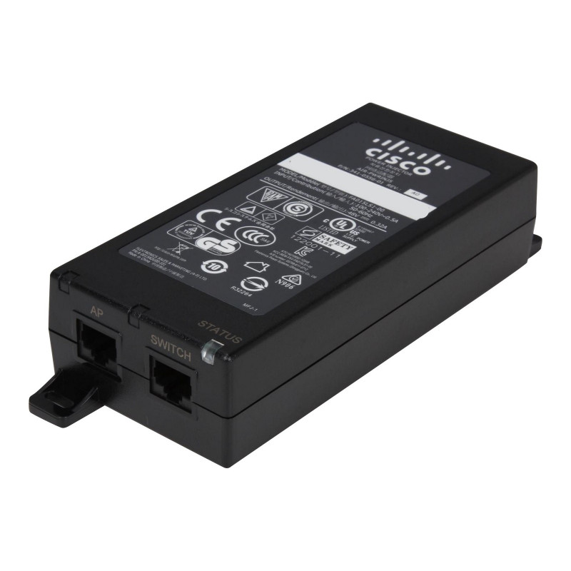 Cisco CB-PWRINJ-UK strāvas adapteris/invertors melns