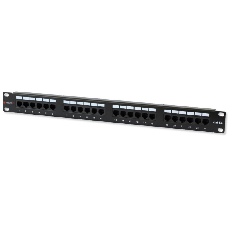 Techly I-PP 24-RU-C5ET 24 portu Cat5e