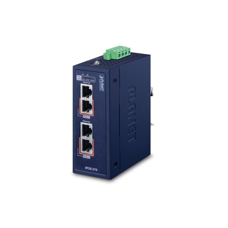 PLANET IPOE-270 Industriāls 2-portu Multi-Gigabit 802