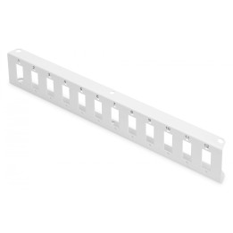 Adapter plate for DN-96800M-2, grey (RAL 7035) 12x SC-DX, LC-QD