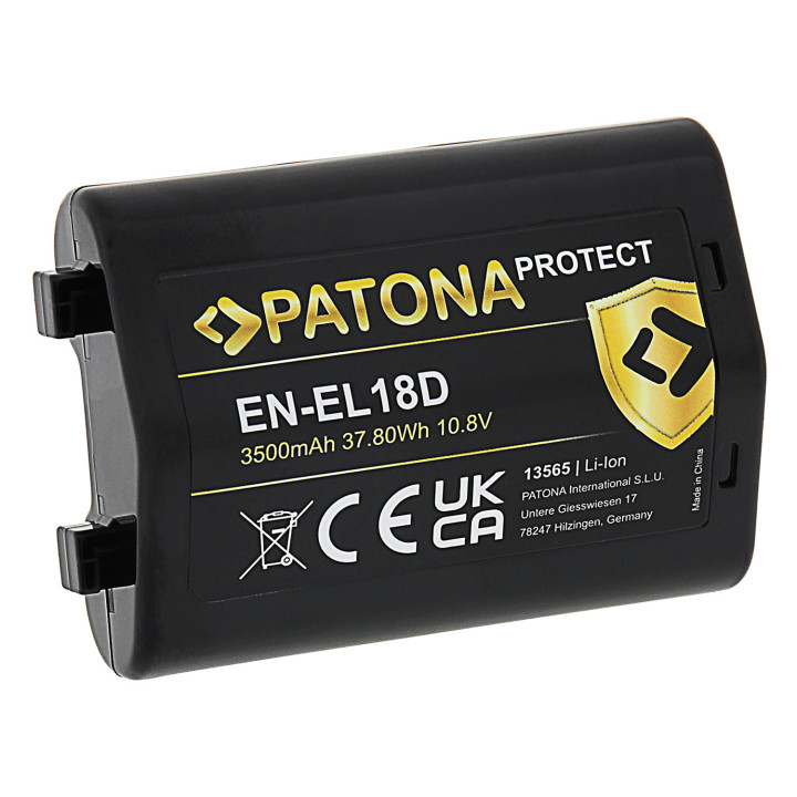 Aku Nikon EN-EL18D 3500mAh Li-Ion 10,8V Protect D6/Z9