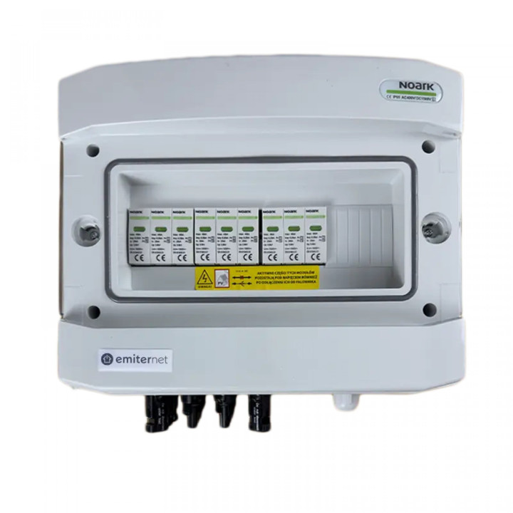 EMITER EM-1352N_DCAC DC/AC распределительное устройство IP65 SPD тип 2 10A 1P УЗО 100мА