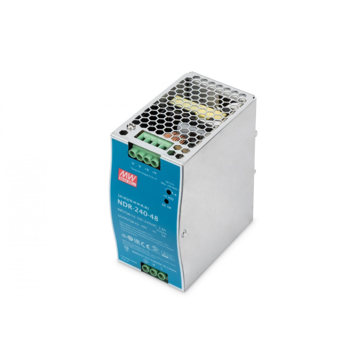 DIGITUS DN-PWR24048 48V 240W DIN sliedes barošanas bloks