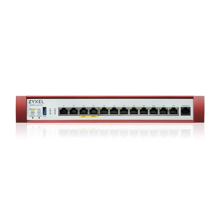 ZyXEL USG FLEX500H ugniasienė su 2x2,5GbE PoE+ ir 8x1GbE