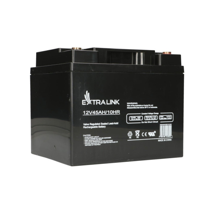 Extralink AGM 12V 45Ah | Baterija | nereikalaujantis priežiūros