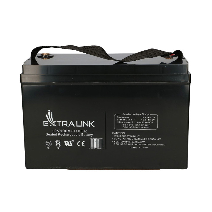 Extralink AGM 12V 100Ah | Baterija | nereikalaujantis priežiūros