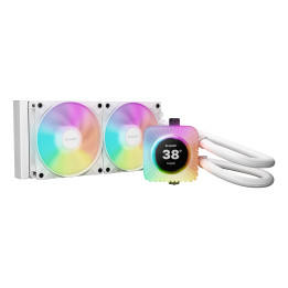 be quiet! Light Loop IO LCD 240mm, biały