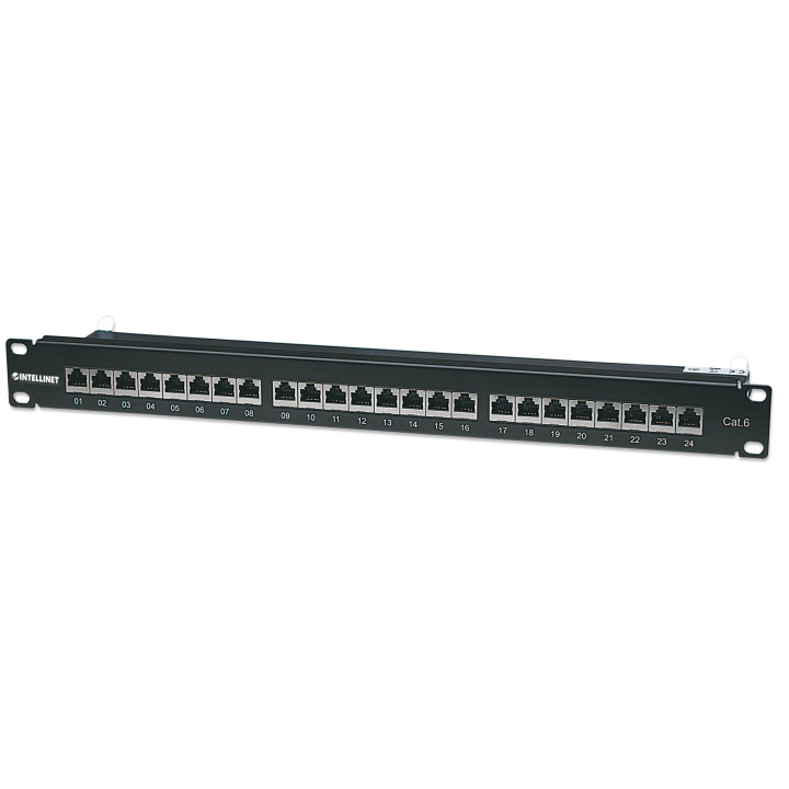 Intellinet 720038 Patch Panel Cat6 STP 24x RJ45