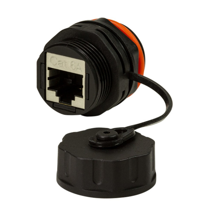 Techly 363548 Łącznik RJ45 Cat6a ekranowany, z możliwością ochrony IP68