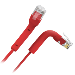 SAFIRE UTP6A-FLEX-1R Cat6a UTP savienojuma kabelis, 1 m, pelēks