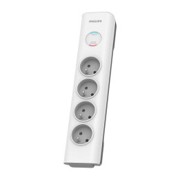Philips przepięciowa 4 gniazda 2m biały 16a spn7040wa/60