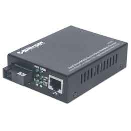 Intellinet 545068 Media Konwerter GIGA RJ45 na port SC SM 20 km WDM