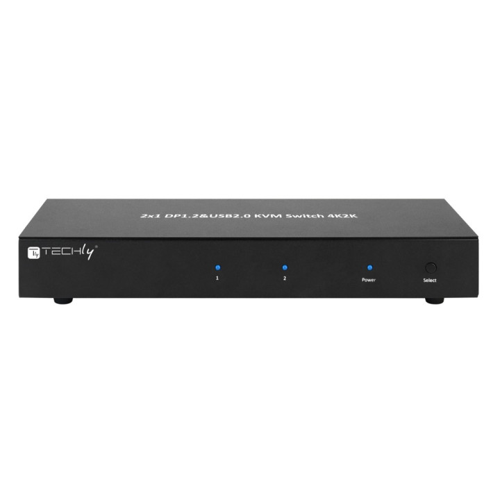 Techly 101928 Przełącznik KVM 2/1 Displayport/USB