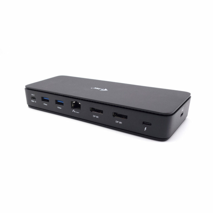i-tec Thunderbolt4 2x ekraani dokkimisjaam Gen3 7x USB, 2,5 GLAN PowerDelivery 92 W kaabel TB4 1 m
