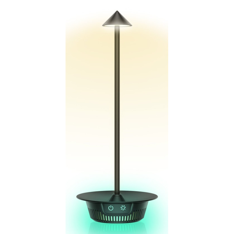 Bezprzewodowa lampka LED z podstawą RGB