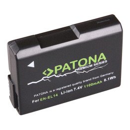 Patona Premium Li-Ion Battery for Nikon EN-EL14 1100mAh